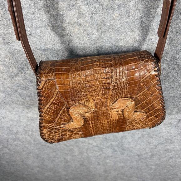 Vintage Cuba Florida Baby Alligator Full Body Taxidermy Handbag Purse - Picture 6 of 15